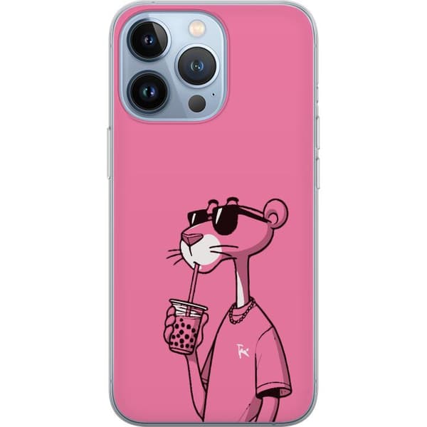 Kompatibelt Mobildeksel til Apple iPhone 13 Pro Pink Panter Drink