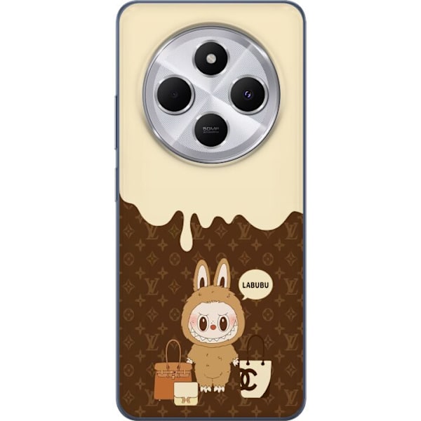 Xiaomi Redmi 14C Läpinäkyvä kuori Labubu Blue Chill - Sinis