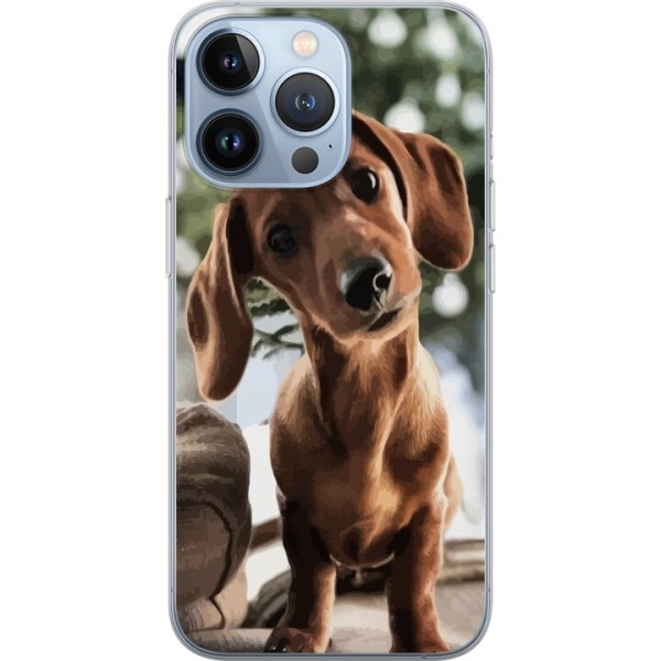 Apple iPhone 13 Pro Gennemsigtig cover Ung Hund