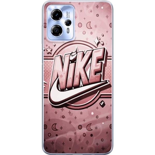 Motorola Moto G13 Gjennomsiktig deksel Nike Rosa