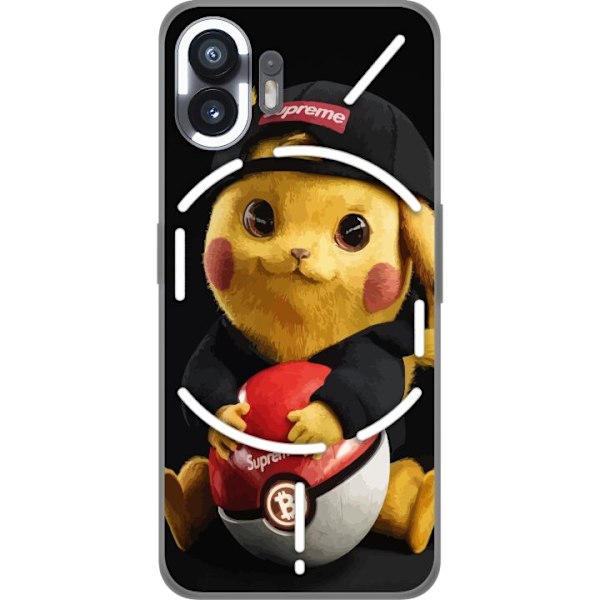 Nothing Phone (2) Läpinäkyvä kuori Pikachu Supreme