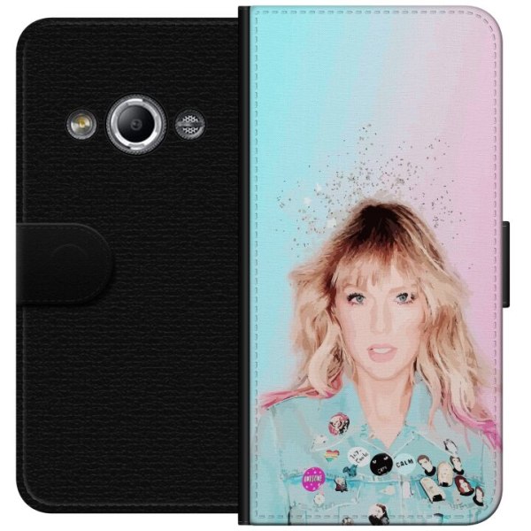 Samsung Galaxy Xcover 3 Lompakkokotelo Taylor Swift Runous