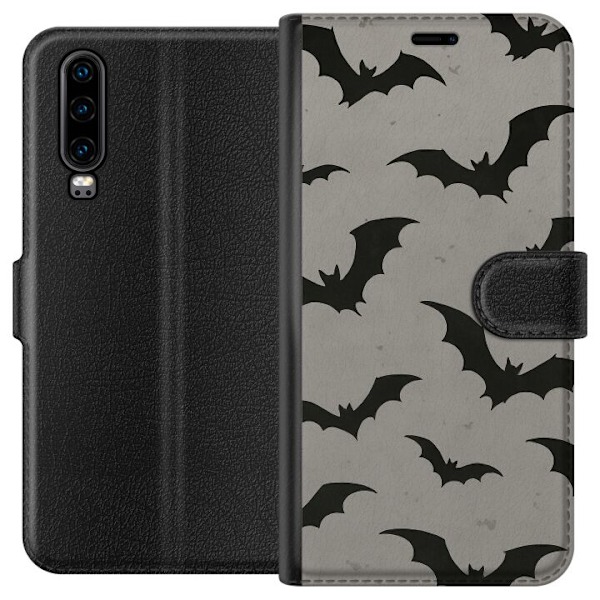 Huawei P30 Tegnebogsetui Flutterprint