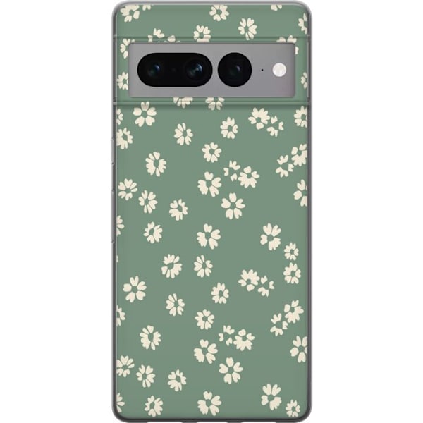 Google Pixel 7 Pro Läpinäkyvä kuori Kukkaisunelma - Värikäs Kukkakuvio