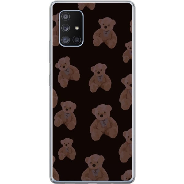 Samsung Galaxy A71 5G Genomskinligt Skal En björn flera björ