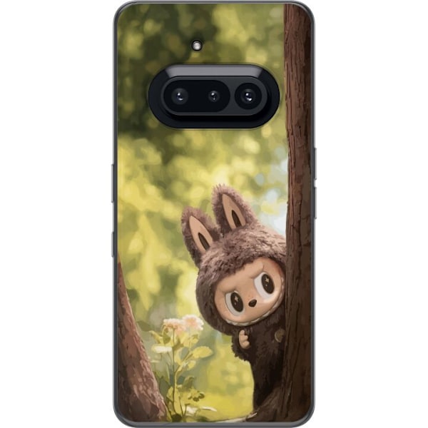 Nothing Phone (3a) Läpinäkyvä kuori Labubu Graffiti Vibes – Katutaide hirviömuodossa