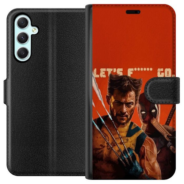 Samsung Galaxy A34 Lommeboketui Deadpool & Wolverine