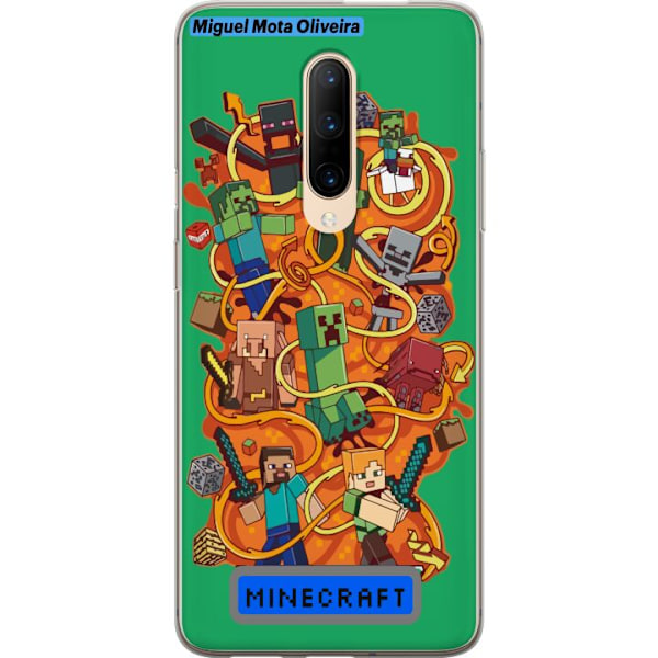 OnePlus 7 Pro Läpinäkyvä kuori Minecraft