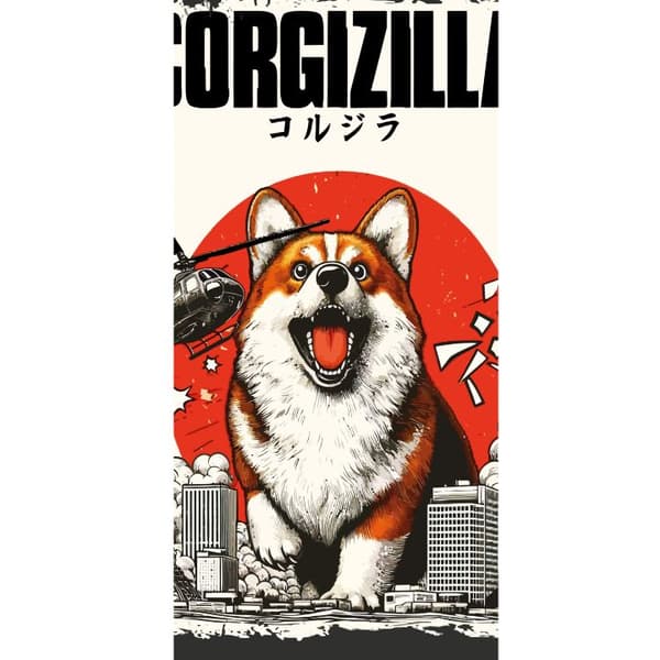 Kompatibelt Lommeboketui til Apple iPhone 13 Pro Corgizilla