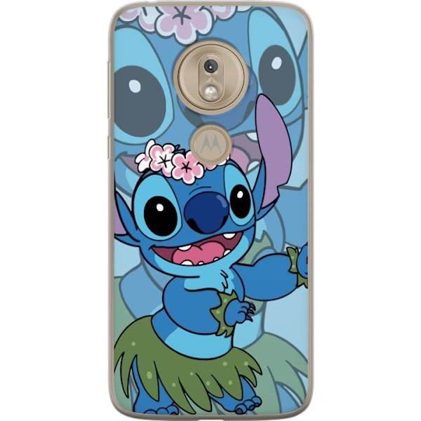Motorola Moto G7 Play Gennemsigtig cover Stitch under Stjerner
