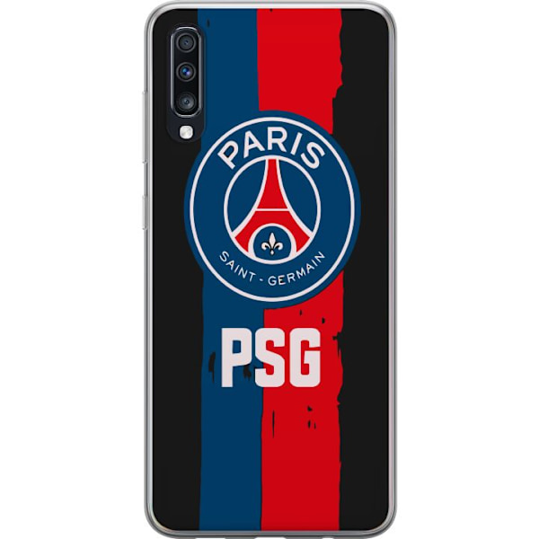 Samsung Galaxy A70 Läpinäkyvä kuori Paris Saint-Germain F.C