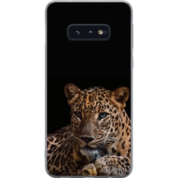 Samsung Galaxy S10e Gjennomsiktig deksel Leopard