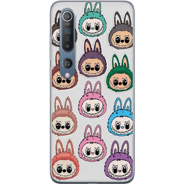 Xiaomi Mi 10 5G Läpinäkyvä kuori Labubu Macaron Monster - S