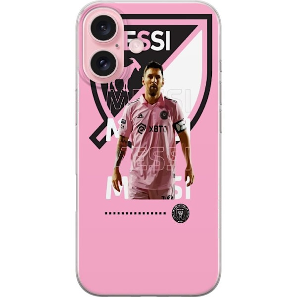 Apple iPhone 16 Läpinäkyvä kuori Lionel Messi