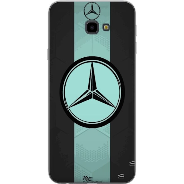 Samsung Galaxy J4+ Läpinäkyvä kuori Mercedes