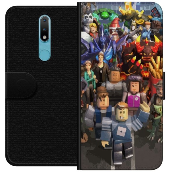 Nokia 2.4 Plånboksfodral Roblox - W