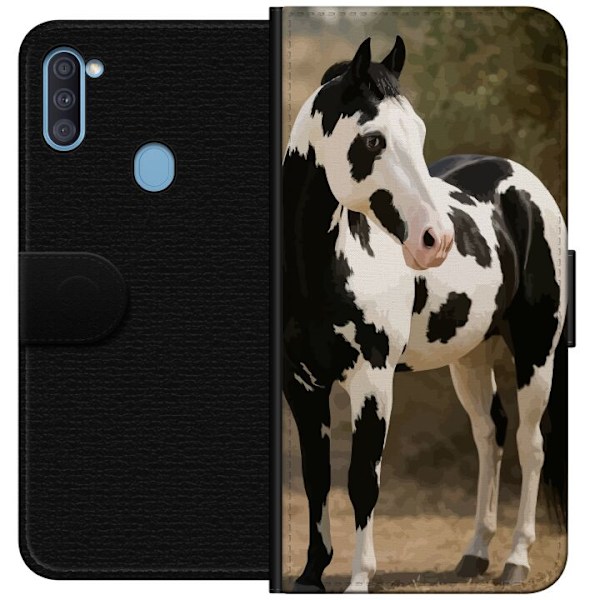 Samsung Galaxy A11 Lompakkokotelo Kaunis Hevonen - elegantti h