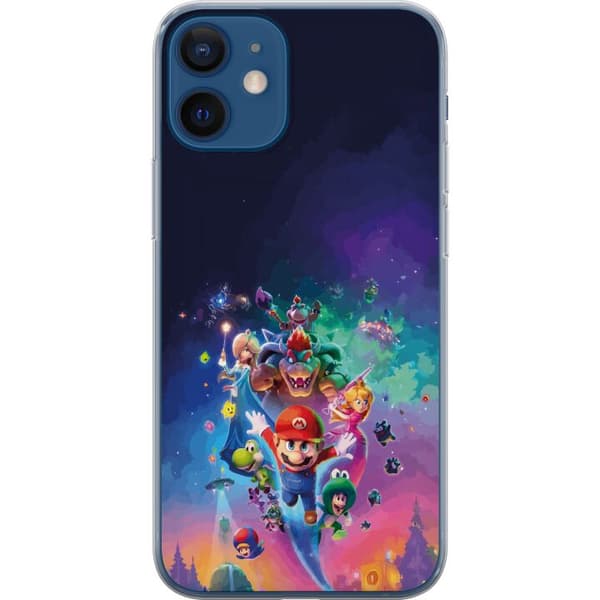 Kompatibelt Mobildeksel til Apple iPhone 12 GSuper Mario flerfarget