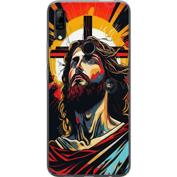 Huawei P Smart Z Läpinäkyvä kuori Jeesus ja Kortti - uskonn