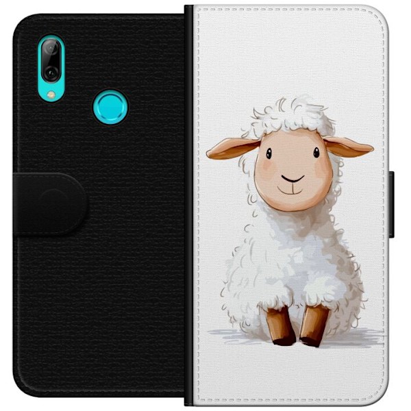 Huawei P smart 2019 Plånboksfodral Sött Lamm – tecknad sti
