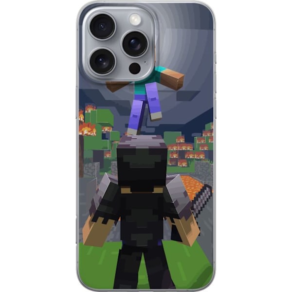 Apple iPhone 16 Pro Max Genomskinligt Skal Minecraft