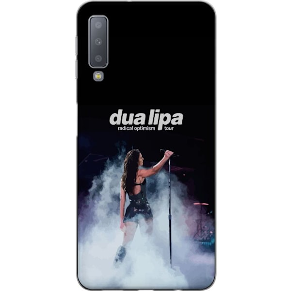 Samsung Galaxy A7 (2018) Genomskinligt Skal Dua Lipa – Signature Looks & Vibes