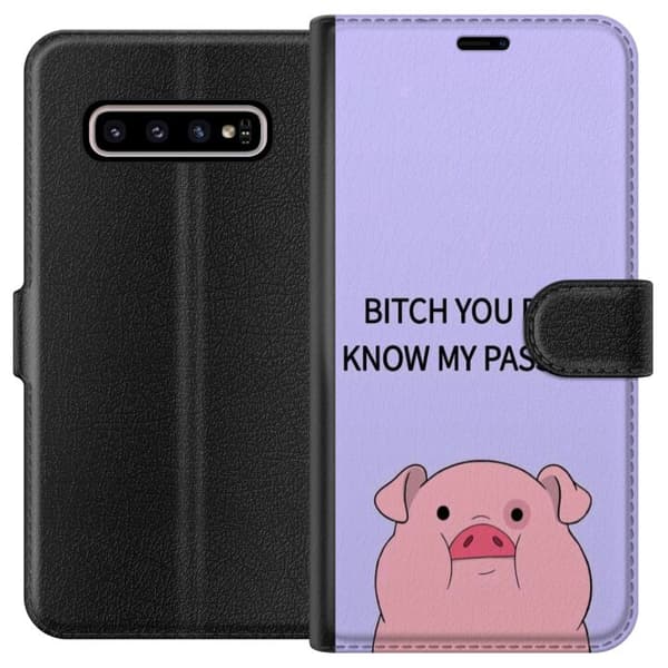 Kompatibelt Lommeboketui til Samsung Galaxy S10+ IKKE RØR
