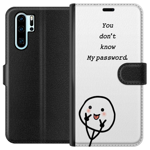 Huawei P30 Pro Tegnebogsetui Du Kender Ikke Mit Adgangskode
