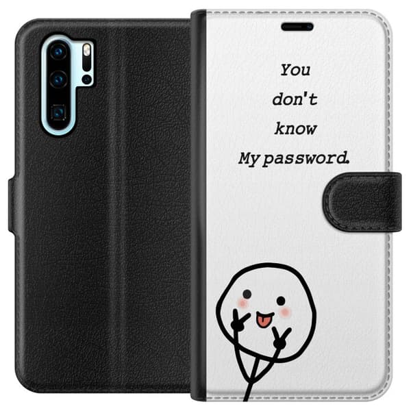 Kompatibel Tegnebogsetui til Huawei P30 Pro Du Kender Ikke Mit Adgangskode