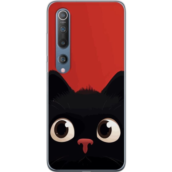 Xiaomi Mi 10 5G Gjennomsiktig deksel Leken Katt