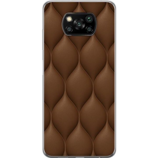 Xiaomi Poco X3 NFC Läpinäkyvä kuori Kaakaoskaalat