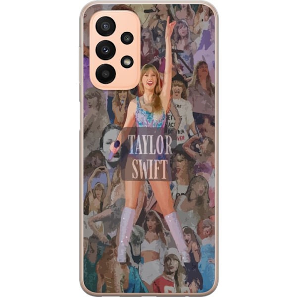 Samsung Galaxy A23 Läpinäkyvä kuori Taylor Swift