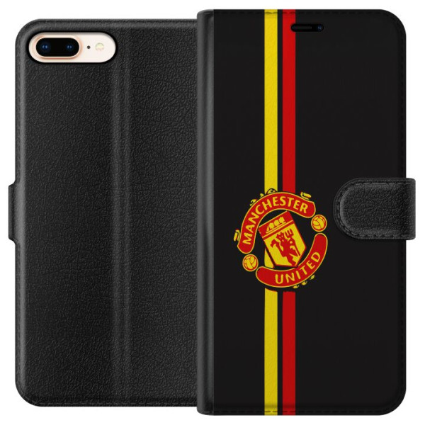 Apple iPhone 8 Plus Plånboksfodral Manchester United F.C.
