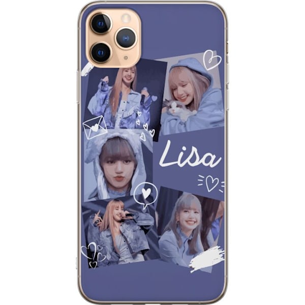 Apple iPhone 11 Pro Max Genomskinligt Skal Lisa Blackpink – Aesthetic K-pop Queen