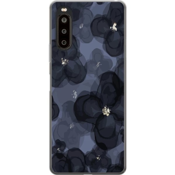 Sony Xperia 10 II Gennemsigtig cover Blomstermark