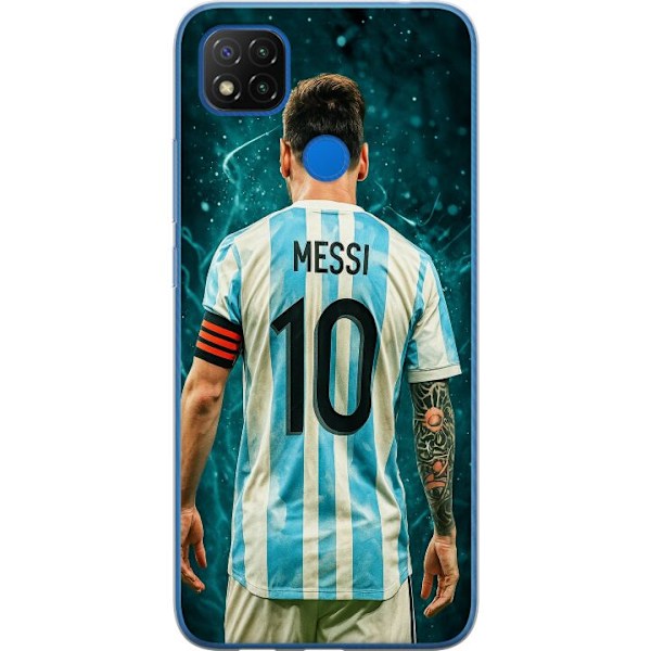 Xiaomi Redmi 9C NFC Gjennomsiktig deksel Messi