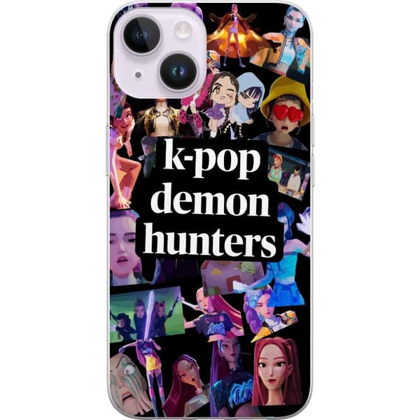 Kompatibelt Mobildeksel til Apple iPhone 14 KPop Demon Hunters glow edition-samleobjekt