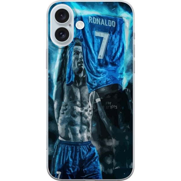 Apple iPhone 16 Plus Läpinäkyvä kuori Ronaldo