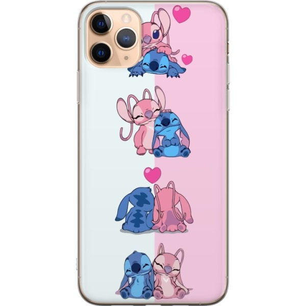 Apple iPhone 11 Pro Max Läpinäkyvä kuori Lilo & Stitch