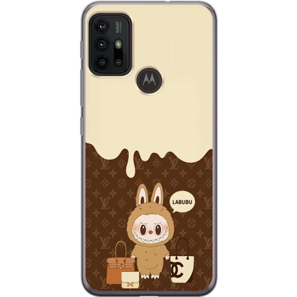 Motorola Moto G30 Läpinäkyvä kuori Labubu Blue Chill - Sinisen sävyt ja rauhallinen ilme