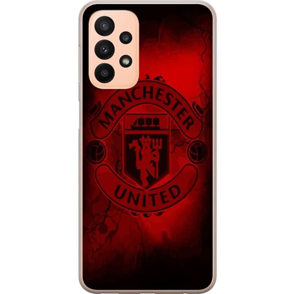 Kompatibelt Mobildeksel til Samsung Galaxy A23 Manchester United