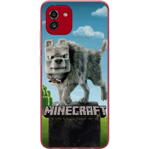 Samsung Galaxy A03 Genomskinligt Skal A Minecraft Movie