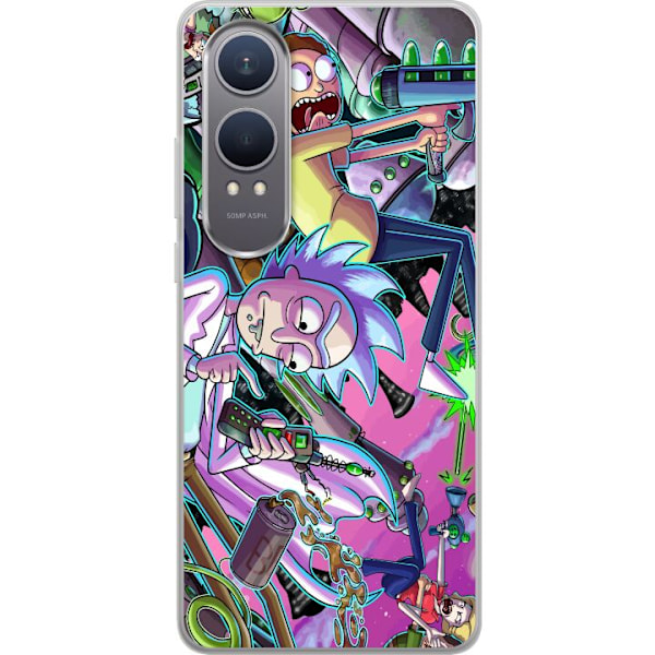 OnePlus Nord CE4 Lite Gennemsigtig cover Rick og Morty