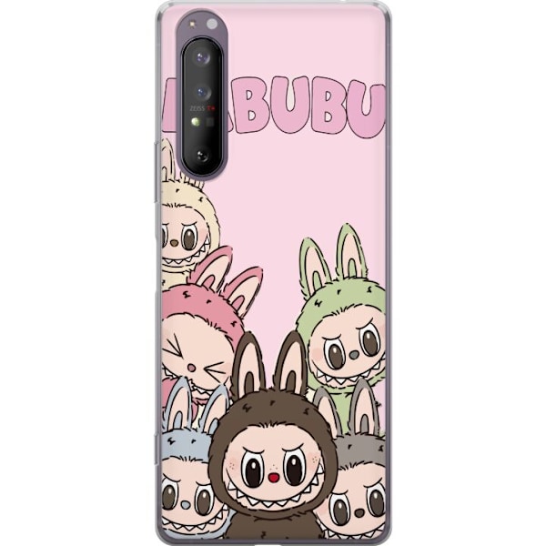 Sony Xperia 1 II Läpinäkyvä kuori Labubu Classics