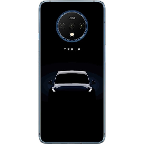 OnePlus 7T Läpinäkyvä kuori Tesla