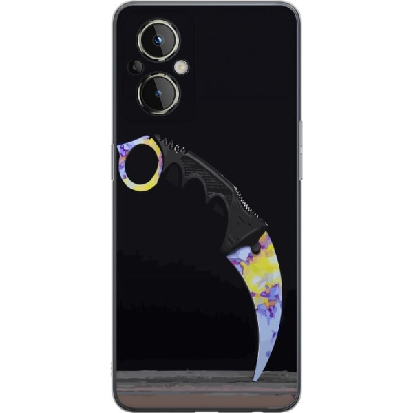 OnePlus Nord N20 5G Genomskinligt Skal Karambit / Butterfly /