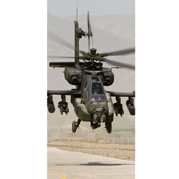 Kompatibel Tegnebogsetui til Apple iPhone 13 Pro AH-64 Apache Attack Helicopter