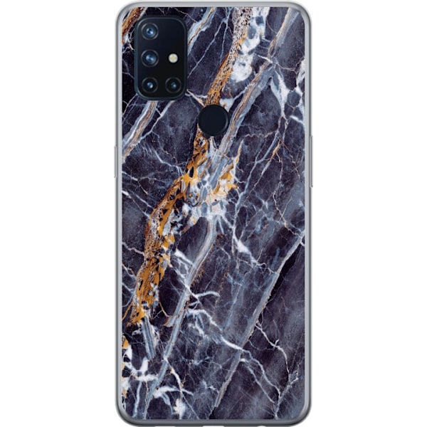 OnePlus Nord N10 5G Läpinäkyvä kuori Marmori