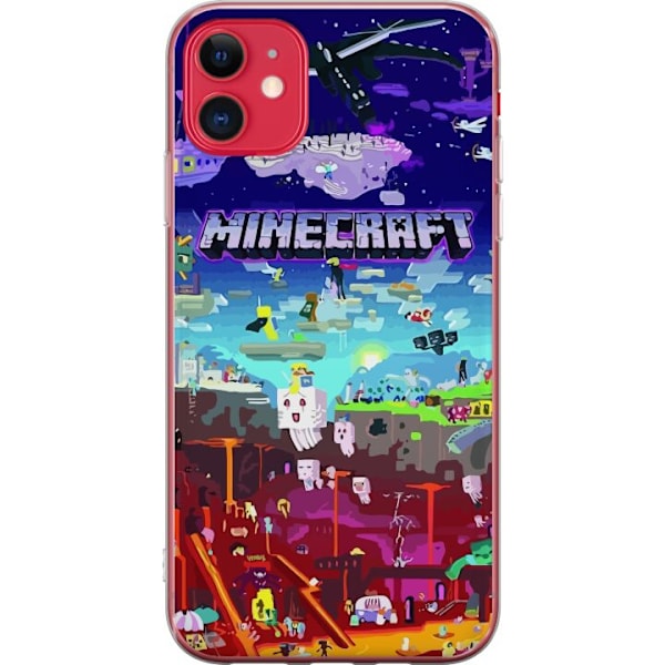 Apple iPhone 11 Genomskinligt Skal Minecraft