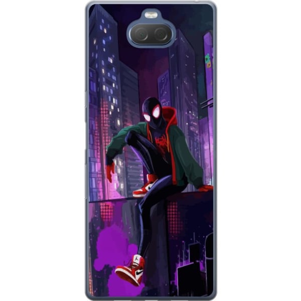 Sony Xperia 10 Plus Gennemsigtig cover Fortnite - Spider-Man